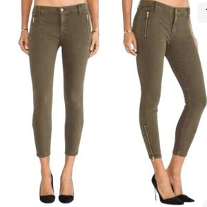 MOTHER Jeans Crop Zip Muse Blow Out size 24